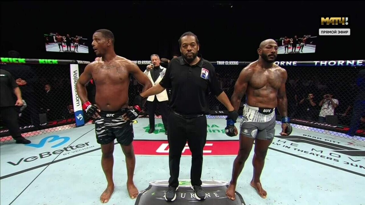 Раунтри победил Хилла в главном поединке турнира UFC Fight Night в Баку