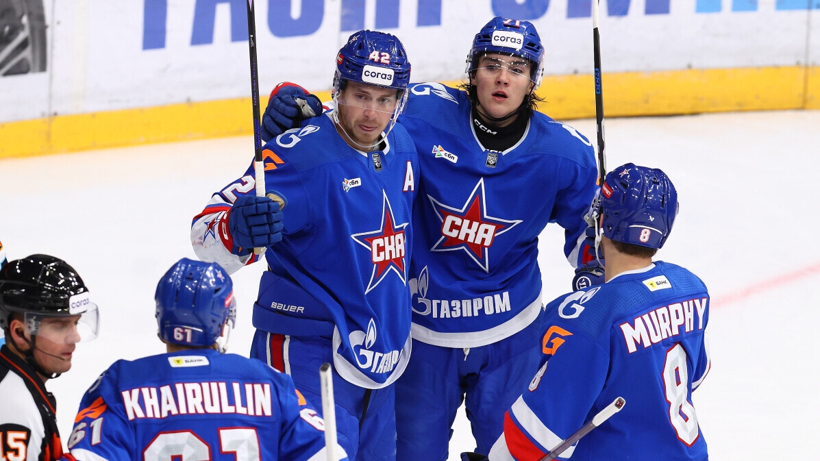СКА обыграл «Сибирь» в матче КХЛ