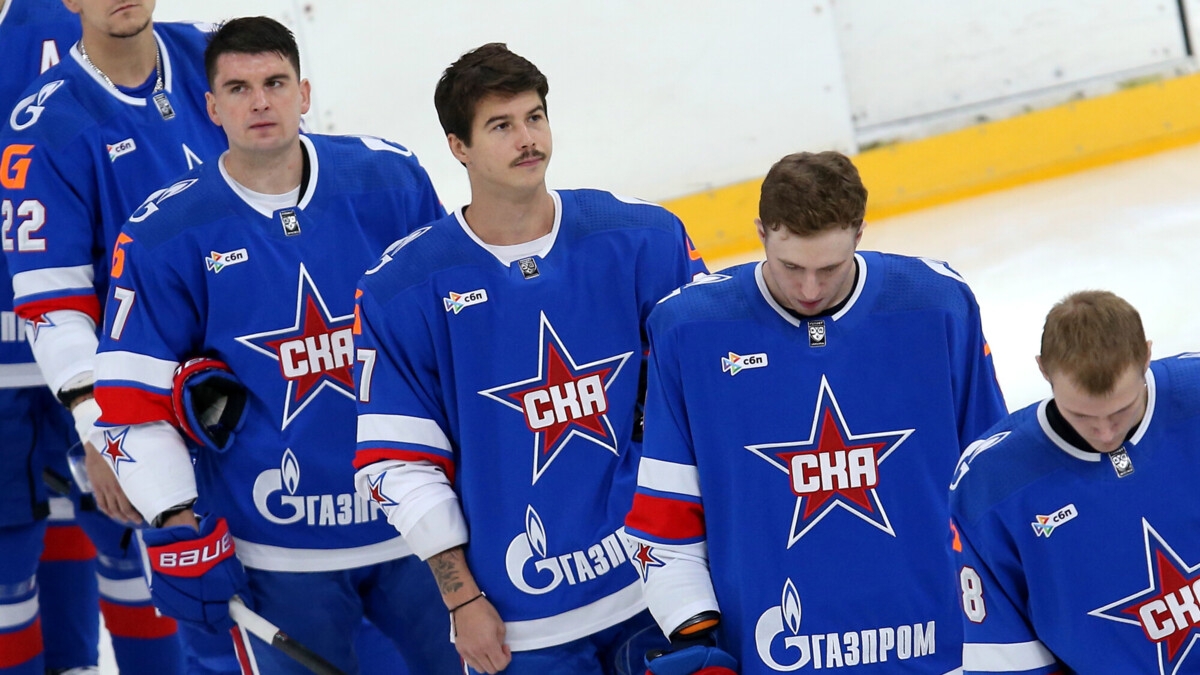 СКА в овертайме проиграл «Ак Барсу» в дебютном матче Голдобина за петербургский клуб