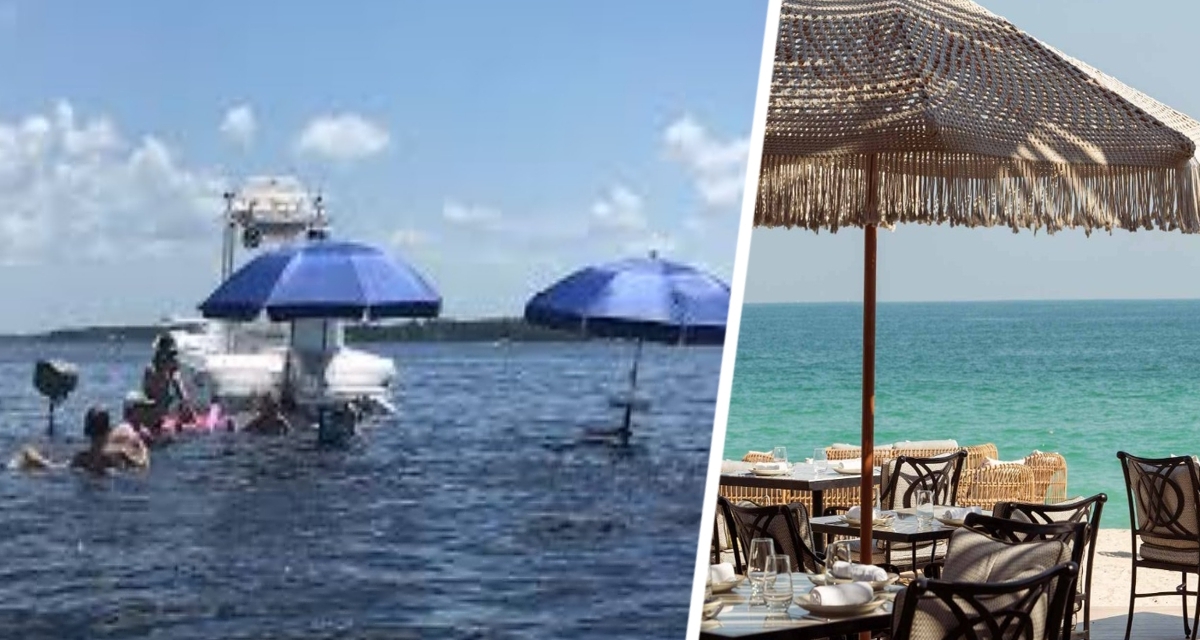 Туристы в отеле Анталии поставили стол в море и пытались заставить официанта принести им пиво Туристы в отеле Анталии поставили стол в море и пытались заставить официанта принести им пиво