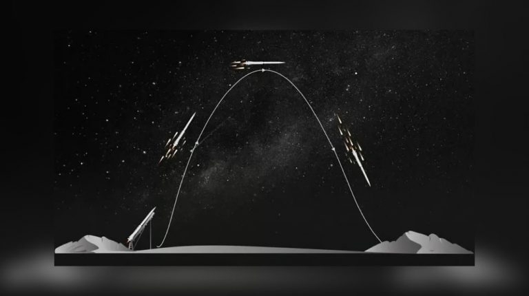 Китайская ракета выполнила «петлю Нестерова» в симуляции Китайская ракета выполнила «петлю Нестерова» в симуляции