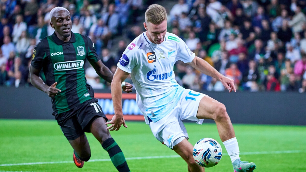 «Зенит» на выезде обыграл «Краснодар» в матче девятого тура МИР РПЛ