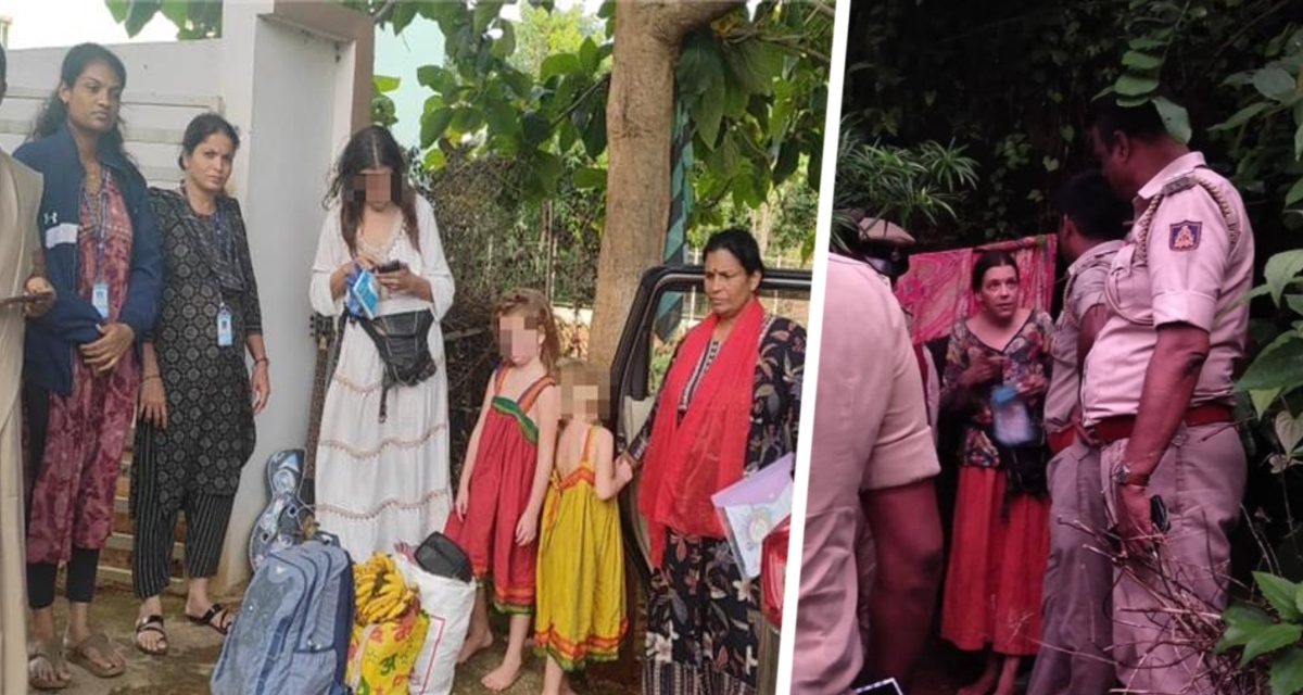 &laquo;Нам тут очень комфортно&raquo;: российскую туристку с просроченной визой и двумя маленькими дочерьми задержали в пещере в джунглях Индии