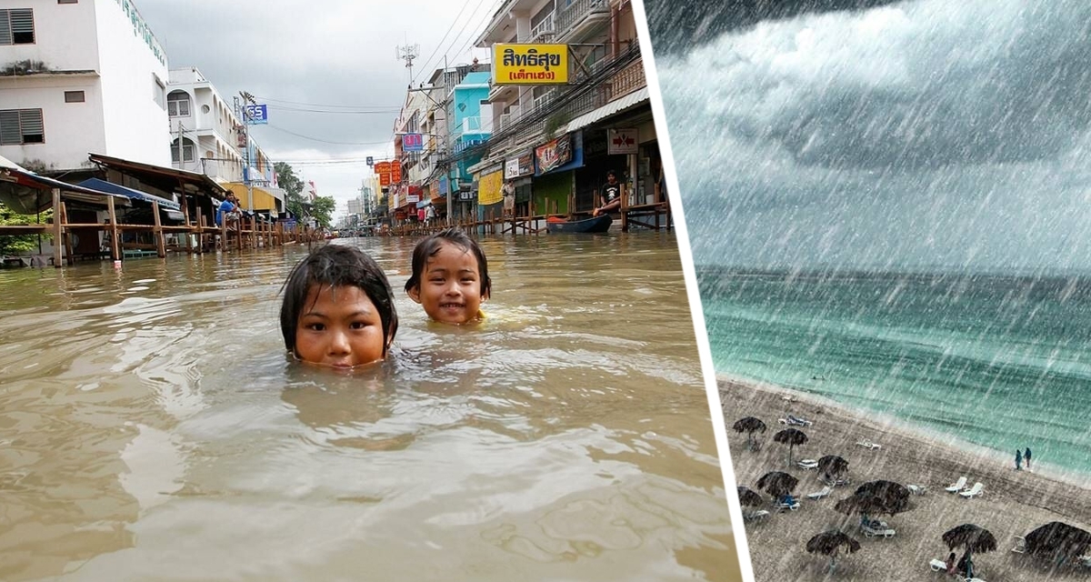 В Таиланде ливни уже измучили туристов, но синоптики ожидают настоящий потоп