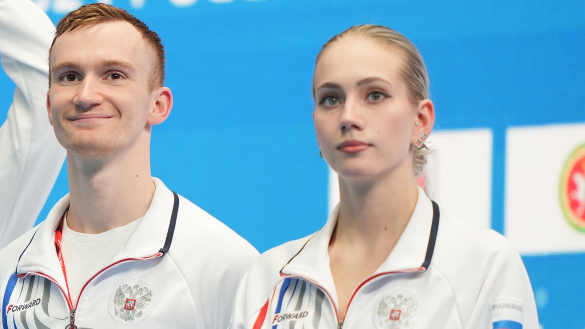 Синхронисты Мальцев и Платонова завоевали серебро чемпионата мира в произвольной программе микст‑дуэтов
