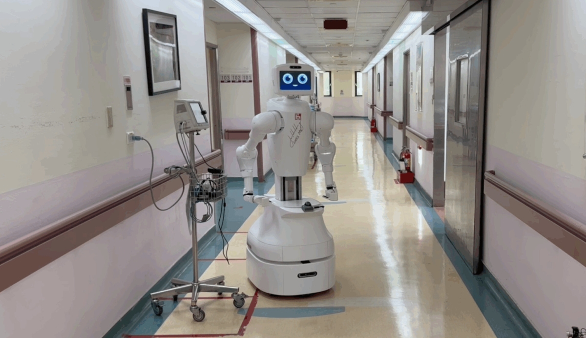 Робот-медбрат Nurabot начал работать в больнице Тайваня