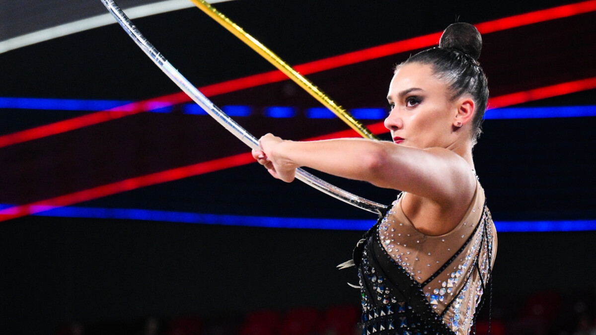 Чемпионка мира Горносько выиграла упражнения с обручем на Кубке «Небесная грация» по художественной гимнастике Чемпионка мира Горносько выиграла упражнения с обручем на Кубке «Небесная грация» по художественной гимнастике