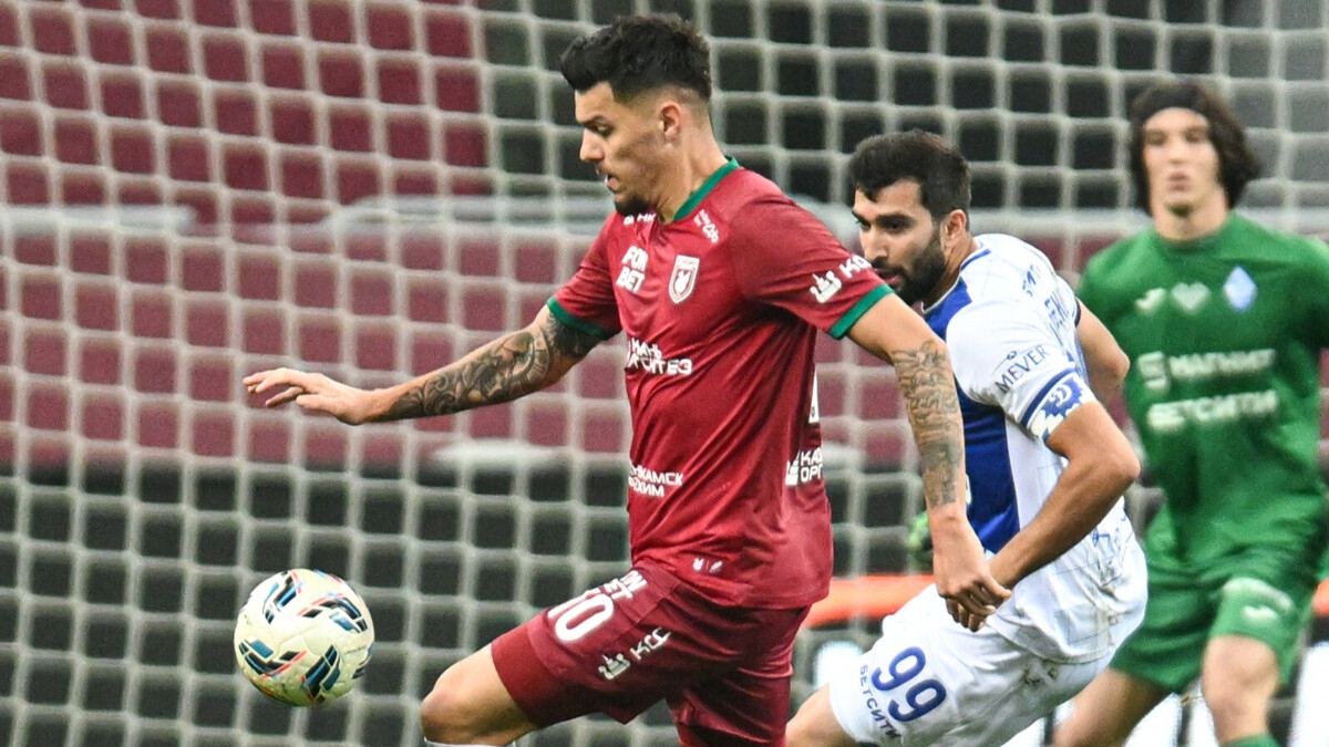 Нападающий «Рубина» Даку признан лучшим футболистом матча РПЛ с махачкалинским «Динамо»