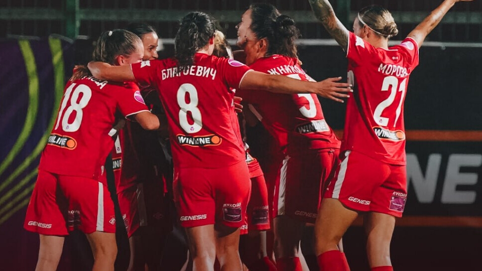 Футболистки «Спартака» разгромили «Крылья Советов» в матче чемпионата России