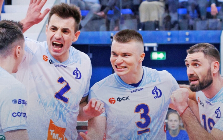 Волейболисты &laquo;Динамо&raquo; обыграли &laquo;Оренбуржье&raquo; в последнем туре предварительного этапа чемпионата России