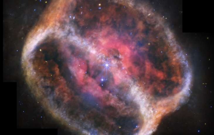 «Джеймс Уэбб» изучил загадочные кольца погибшей звезды «Джеймс Уэбб» изучил загадочные кольца погибшей звезды