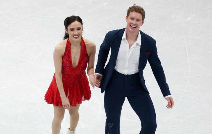 Чок и Бэйтс лидируют после ритм‑танца на ЧМ по фигурному катанию, Дэвис и Смолкин &mdash; 14‑е