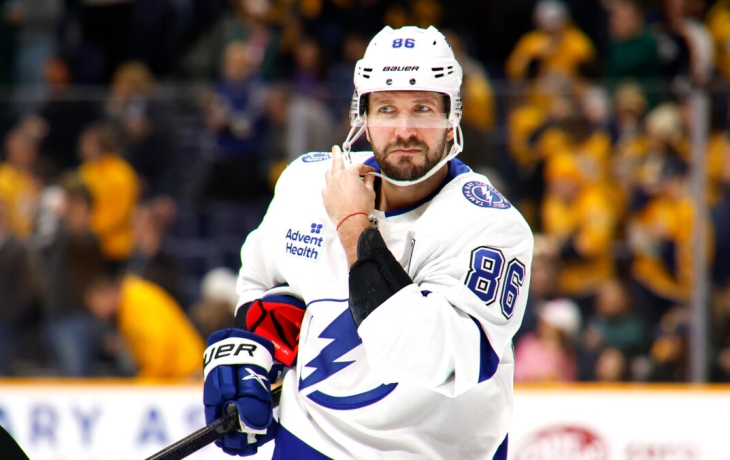 Кучеров &mdash; третий в списке лучших бомбардиров НХЛ 2024 года