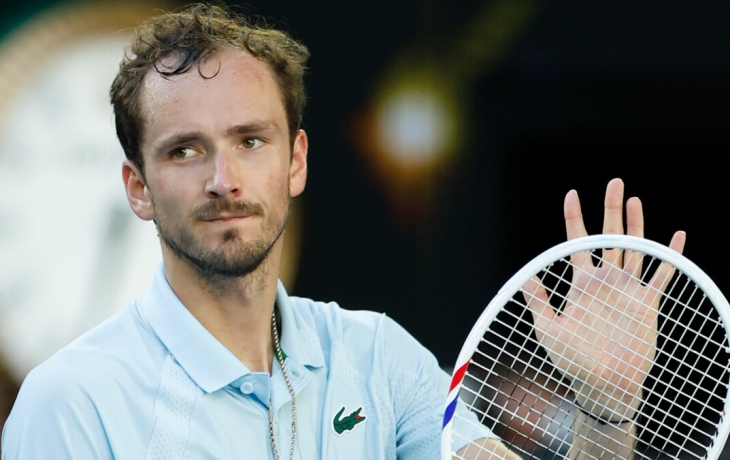 Медведев о матче против Самрея: &laquo;Во втором и третьем сетах я даже не трогал мяч, соперник играл великолепно&raquo;