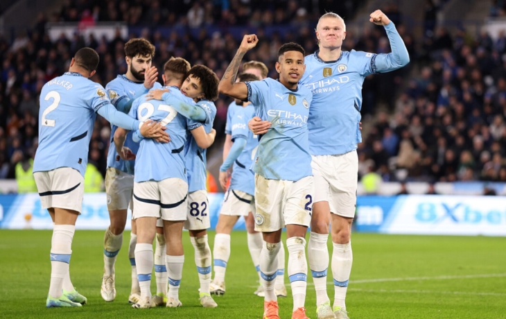&laquo;Манчестер Сити&raquo; прервал серию из четырех матчей без побед в АПЛ, обыграв &laquo;Лестер&raquo;