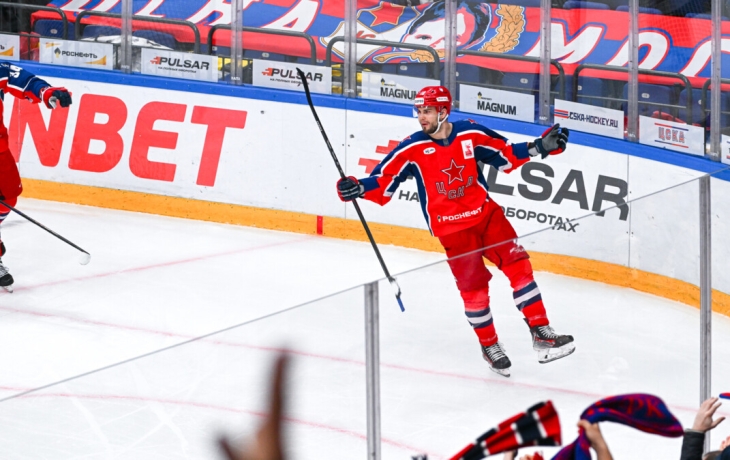 Хоккеист ЦСКА Афанасьев: &laquo;Кайфую от плей‑офф. Для меня эта часть сезона самая лучшая, потому что цена ошибки намного выше&raquo;