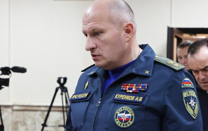 Глава МЧС отчитался о ходе работ на Кубани после разлива мазута Глава МЧС отчитался о ходе работ на Кубани после разлива мазута