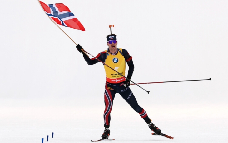Норвежец Легрейд победил в пасьюте на этапе Кубка мира в Антхольце и сохранил лидерство в зачете перед стартом ЧМ