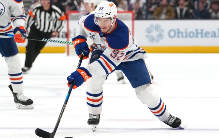 &laquo;Лос‑Анджелес&raquo; переиграл &laquo;Эдмонтон&raquo; в матче НХЛ, Подколзин отдал голевой пас