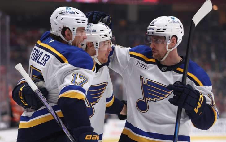 Шайба Бучневича помогла &laquo;Сент‑Луису&raquo; обыграть &laquo;Анахайм&raquo; в матче НХЛ