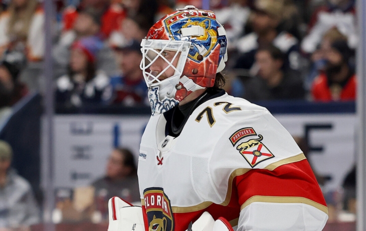 Бобровский поднялся на четвертое место среди вратарей НХЛ по победам в текущем сезоне