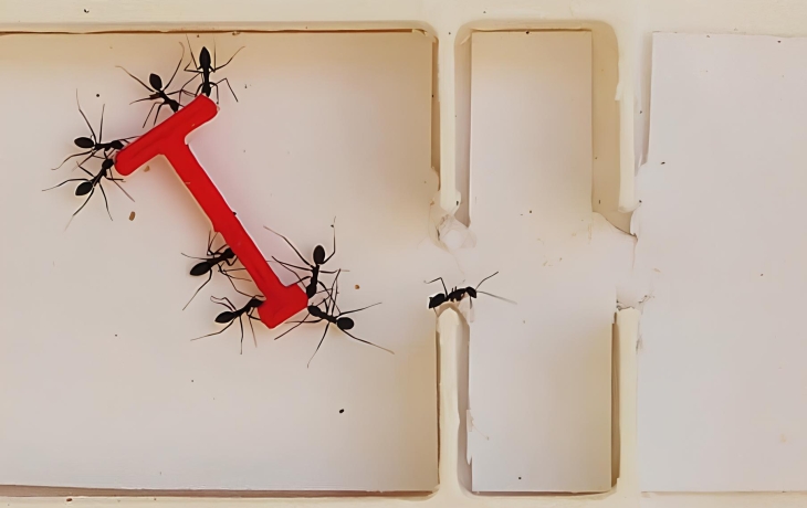 Муравьи превзошли людей в вопросах сотрудничества внутри лабиринта Муравьи превзошли людей в вопросах сотрудничества внутри лабиринта