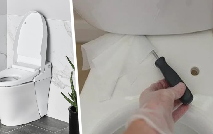 Вот почему вам следует засунуть отвертку под сиденье унитаза Вот почему вам следует засунуть отвертку под сиденье унитаза