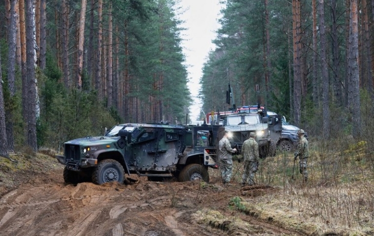 Военные Литвы начали активную стройку на месте, где пропали солдаты США