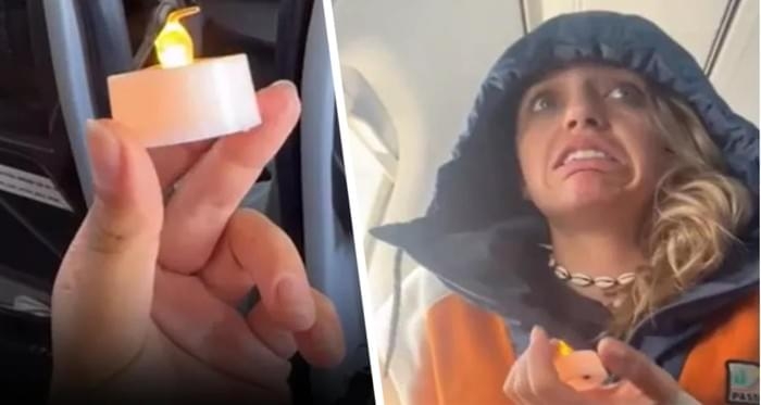 «Молитесь!»: туристка в панике, когда сотрудники авиакомпании вручают ей свечу во время полёта «Молитесь!»: туристка в панике, когда сотрудники авиакомпании вручают ей свечу во время полёта