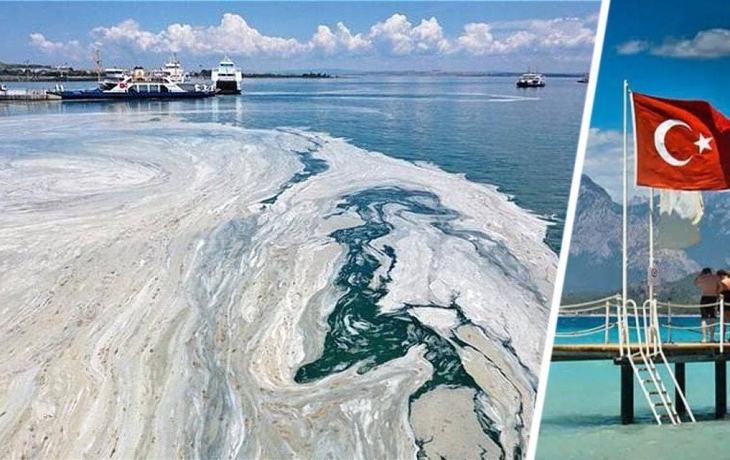 Купальный сезон в Турции под угрозой: морская слюна захватывает пляжи на знаменитых курортах