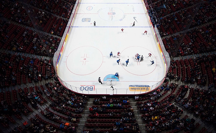 Сборная Латвии обыграла команду Германии в матче молодежного чемпионата мира по хоккею