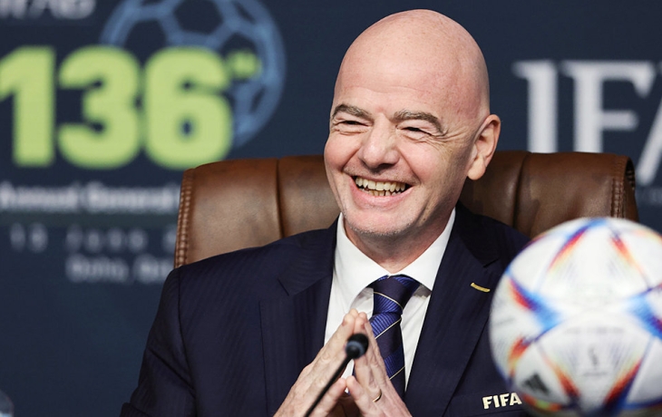 Президент ФИФА Инфантино в ходе обсуждения ЧМ‑2026: «Мы надеемся, что наступит мир, и Россия будет возвращена»