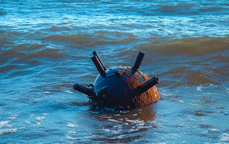 Боевую мину нашли на пляже в Турции