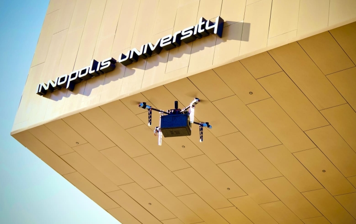 Дрон доставил обед: в Иннополисе испытали курьера с Telegram-управлением