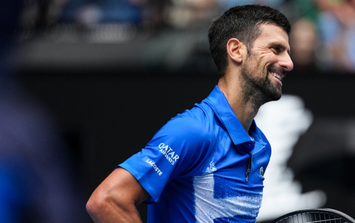 Джокович: &laquo;Счастлив установить рекорд по количеству матчей на турнирах Большого шлема&raquo;