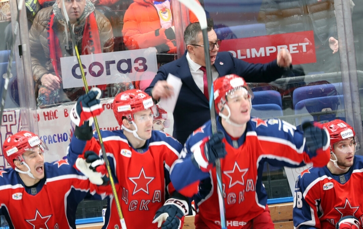 Тренер ЦСКА Воробьев назвал фантастическим первый период матча со СКА Тренер ЦСКА Воробьев назвал фантастическим первый период матча со СКА