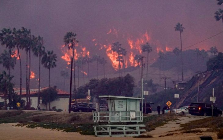 НБА перенесла два матча из‑за лесных пожаров в Лос‑Анджелесе