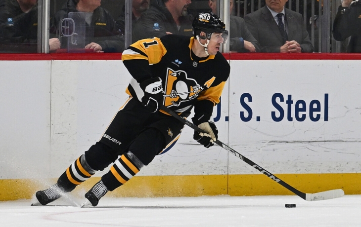 Малкин вышел на чистое 42‑е место среди лучших снайперов НХЛ