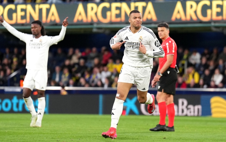 Дубль Мбаппе помог &laquo;Реалу&raquo; победить &laquo;Вильярреал&raquo; и выйти на первое место в чемпионате Испании