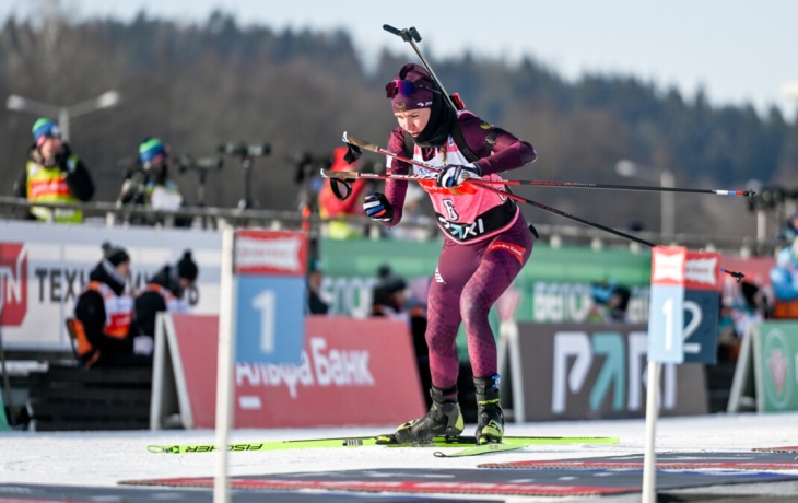 Биатлонистка Сливко: &laquo;Обидно, что именно сейчас, когда я набрала хороший ход, нас не допускают на международные турниры&raquo;