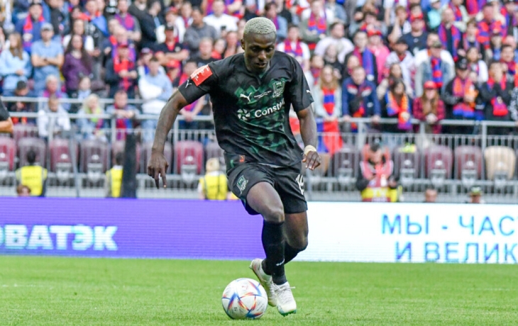 &laquo;Спартак&raquo; &mdash; &laquo;Краснодар&raquo; &mdash; 1:1. Батчи на 22‑й минуте сравнял счет в матче Зимнего кубка РПЛ. Видео