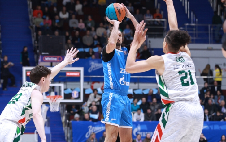 «Зенит» победил УНИКС в матче Единой лиги ВТБ и обошел казанцев в турнирной таблице «Зенит» победил УНИКС в матче Единой лиги ВТБ и обошел казанцев в турнирной таблице