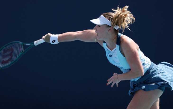 Блинкова завершила выступление на турнире WTA в Чарльстоне