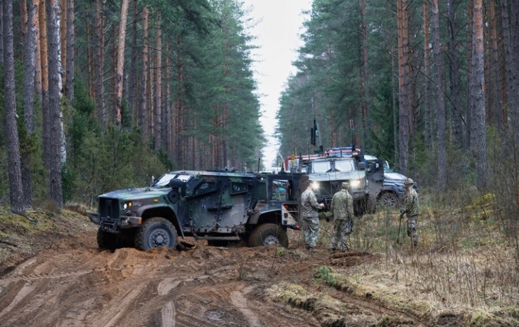 Обнародованы снимки с места поиска пропавших в Литве солдат США