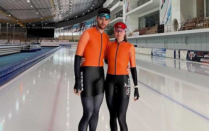 В семье конькобежцев Алдошкиных родилась дочь