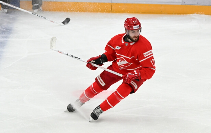 Форвард &laquo;Спартака&raquo; Иван Морозов заменит Евгения Кузнецова на Матче звезд КХЛ