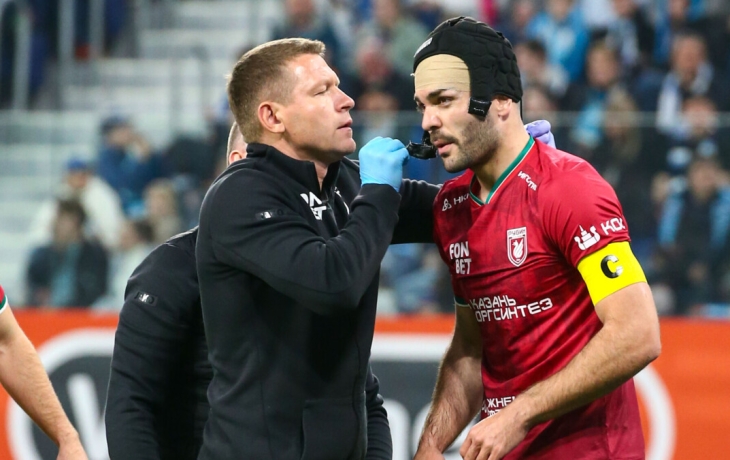 Футболист &laquo;Рубина&raquo; Кабутов: &laquo;За Вуячича тревожно не было &mdash; он у нас каменный&raquo;