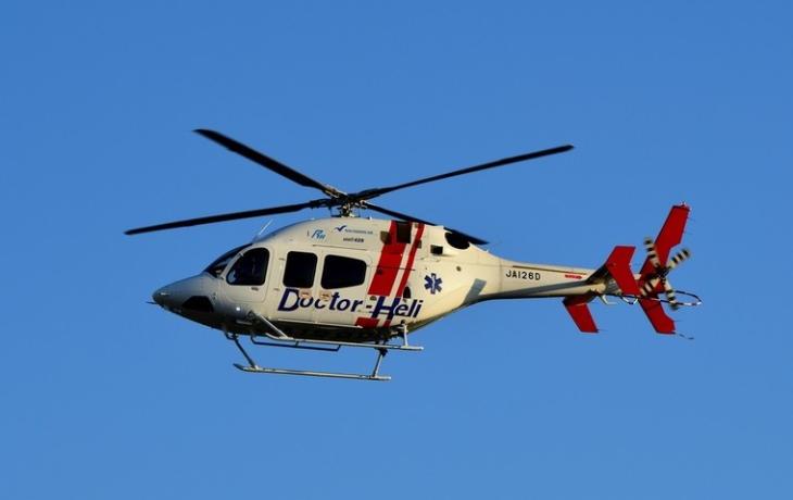 Вертолет скорой помощи пропал над морем в Японии