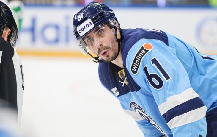 Нападающий &laquo;Сибири&raquo; Яковлев забросил одну из самых быстрых победных шайб в истории Кубка Гагарина