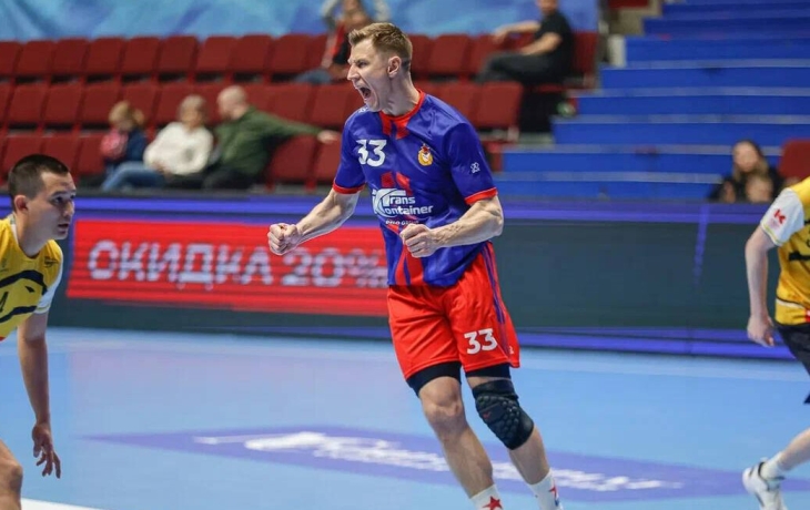 ЦСКА стал первым финалистом Кубка России по гандболу